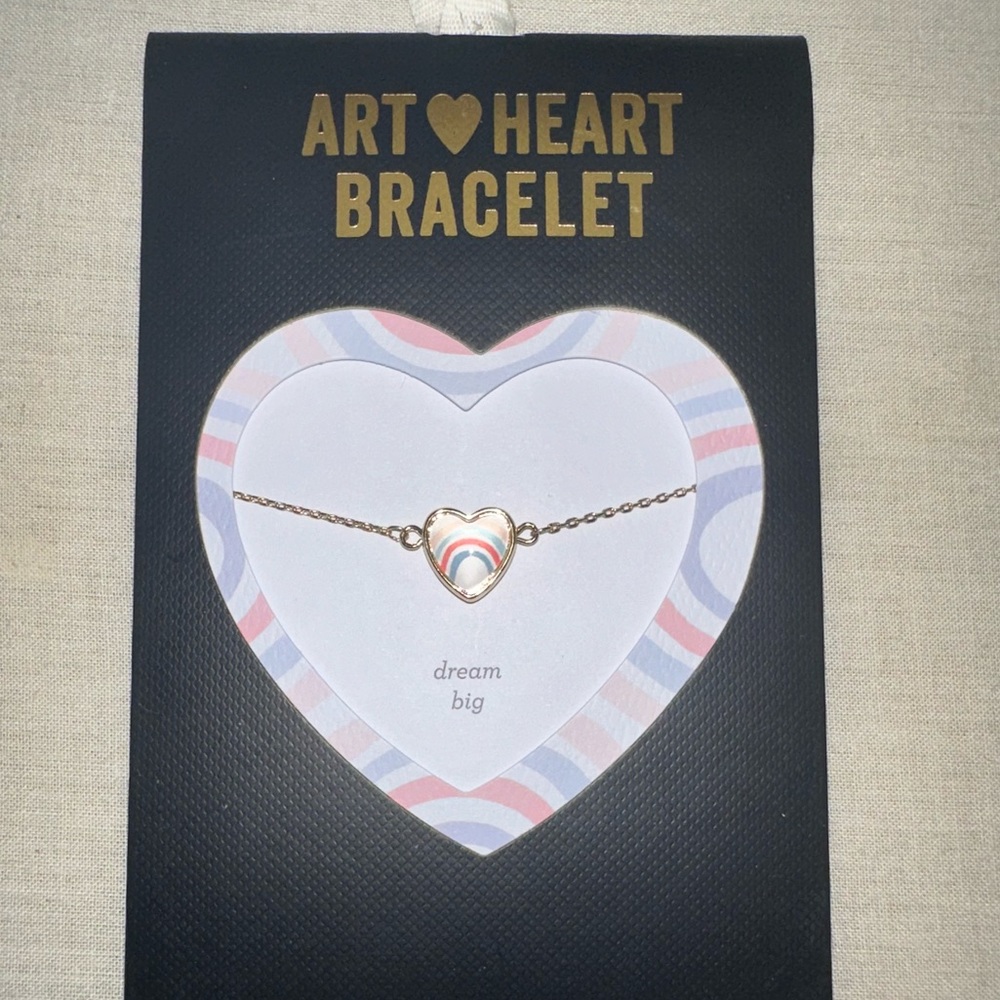 NEW - Art Heart Bracelet - Dream Big. These are a new product to to Demdaco